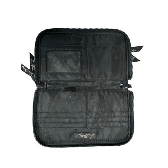 Vera Bradley‎ 2008 "Caffe' Latte" Hope Toile Hidden Wristlet Wallet Brown Black - Picture 4 of 8